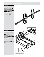 Предварительный просмотр 7 страницы Argos Home Cranford 4'6 Bed Care & Instruction Manual