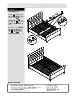 Предварительный просмотр 8 страницы Argos Home Cranford 4'6 Bed Care & Instruction Manual