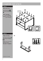 Предварительный просмотр 10 страницы Argos Home Ellie 257/9924 Assembly Instructions Manual