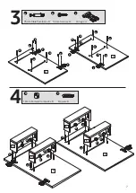 Предварительный просмотр 7 страницы Argos Home Gloss Double Wall Cabinet White 547/5173 Assembly Instructions Manual