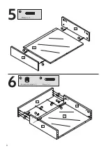 Предварительный просмотр 8 страницы Argos Home Gloss Double Wall Cabinet White 547/5173 Assembly Instructions Manual