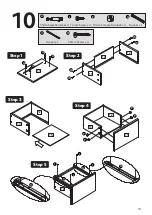 Предварительный просмотр 13 страницы Argos Home Gloss Single Unit Grey 435/1652 Assembly Instructions Manual