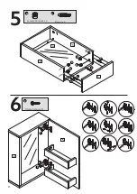 Предварительный просмотр 8 страницы Argos Home Gloss Single Wall Cabinet Grey 363/3704 Assembly Instructions Manual