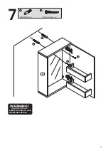 Предварительный просмотр 9 страницы Argos Home Gloss Single Wall Cabinet Grey 363/3704 Assembly Instructions Manual