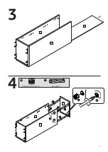 Предварительный просмотр 7 страницы Argos Home Gloss Tall Boy White 393/2780 Assembly Instructions Manual