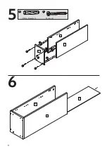 Предварительный просмотр 8 страницы Argos Home Gloss Tall Boy White 393/2780 Assembly Instructions Manual