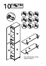 Предварительный просмотр 11 страницы Argos Home Gloss Tall Boy White 393/2780 Assembly Instructions Manual