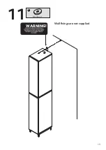 Предварительный просмотр 13 страницы Argos Home Gloss Tall Boy White 393/2780 Assembly Instructions Manual