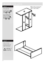 Предварительный просмотр 8 страницы Argos Home Hallingford Gloss 764/5554 Assembly Instructions Manual