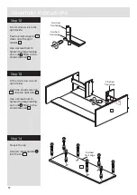 Предварительный просмотр 12 страницы Argos Home Hallingford Gloss 764/5554 Assembly Instructions Manual