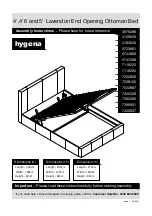 Предварительный просмотр 1 страницы Argos Home Hygena 3979286 Assembly Instructions Manual