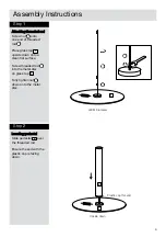 Предварительный просмотр 5 страницы Argos Home Matrix Round Glass Lamp Table Assembly Instructions Manual