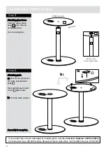 Предварительный просмотр 6 страницы Argos Home Matrix Round Glass Lamp Table Assembly Instructions Manual