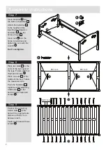 Предварительный просмотр 8 страницы Argos Home Mia Single bed Hearts & Drw. White 2572141 Quick Start Manual