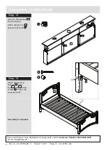 Предварительный просмотр 10 страницы Argos Home Mia Single bed Hearts & Drw. White 2572141 Quick Start Manual