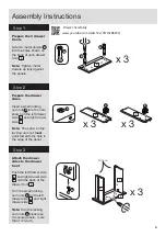 Предварительный просмотр 5 страницы Argos Home New Hallingford 601/6737 Assembly Instructions Manual