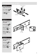 Предварительный просмотр 9 страницы Argos Home New Sywell 4 Drawer 3 Door Robe 258/1376 Assembly Instructions Manual