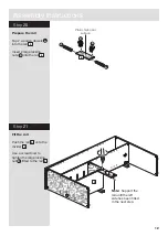 Предварительный просмотр 13 страницы Argos Home New Sywell 4 Drawer 3 Door Robe 258/1376 Assembly Instructions Manual