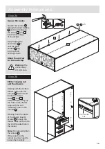 Предварительный просмотр 15 страницы Argos Home New Sywell 4 Drawer 3 Door Robe 258/1376 Assembly Instructions Manual