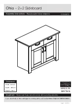 Предварительный просмотр 1 страницы Argos Home Ohio 322/3468 Assembly Instructions Manual