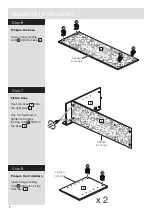 Предварительный просмотр 8 страницы Argos Home Ohio TV Unit 309/6561 Assembly Instructions Manual