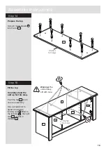 Предварительный просмотр 11 страницы Argos Home Ohio TV Unit 309/6561 Assembly Instructions Manual