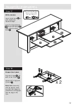 Предварительный просмотр 13 страницы Argos Home Ohio TV Unit 309/6561 Assembly Instructions Manual