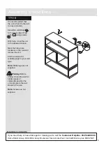 Предварительный просмотр 9 страницы Argos Home OSCAR 408/5887 Assembly Lnstructions