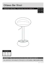 Предварительный просмотр 1 страницы Argos Home Ottawa Bar Stool 600/0444 Assembly Instructions Manual