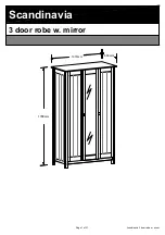 Argos Home Scandinavia 6423801 Assembly Instructions Manual предпросмотр