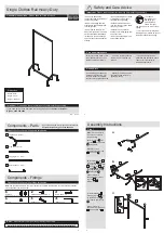 Argos Home Single Clothes Rail Heavy Duty 237/9375 Assembly Instructions предпросмотр