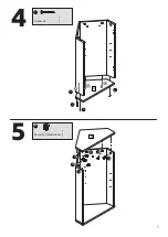 Предварительный просмотр 8 страницы Argos Home Tongue and Groove Corner Cabinet 363/3481 Assembly Instructions Manual