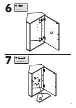 Предварительный просмотр 9 страницы Argos Home Tongue and Groove Corner Cabinet 363/3481 Assembly Instructions Manual