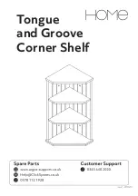 Argos Home Tongue and Groove Corner Shelf 488/2884 Assembly Instructions Manual предпросмотр