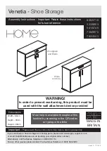 Argos Home Venetia 323/9603 Assembly Instructions Manual предпросмотр