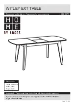 Argos Home WITLEY 544/0672 Assembly Instructions Manual предпросмотр