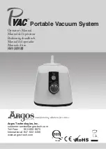 Preview for 1 page of Argos Technologies Pvac PV000 Operator'S Manual