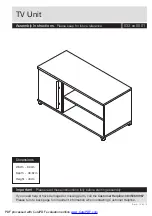 Предварительный просмотр 1 страницы Argos 033 0501 Series Assembly Instructions Manual