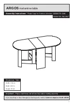 Argos 06006156 Assembly Instructions Manual предпросмотр