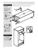 Preview for 12 page of Argos 1 Drawer 2 Door Robe Assembly Instructions Manual