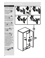 Preview for 14 page of Argos 1 Drawer 2 Door Robe Assembly Instructions Manual