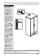 Preview for 16 page of Argos 1 Drawer 2 Door Robe Assembly Instructions Manual