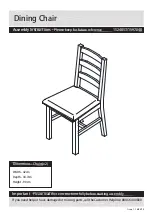 Предварительный просмотр 1 страницы Argos 1524853 Assembly Instructions Manual