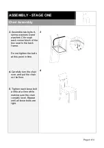 Предварительный просмотр 4 страницы Argos 160/609 Assembly Instructions Manual