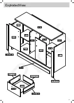 Preview for 5 page of Argos 2 Door 3 Drawer Sideboard Assembly Instructions Manual