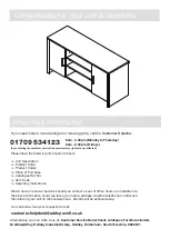 Предварительный просмотр 15 страницы Argos 2 Door Media Unit/Low Sideboard 482/0437 Assembly Instructions Manual