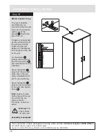 Preview for 14 page of Argos 2 Door Robe Assembly Instructions Manual