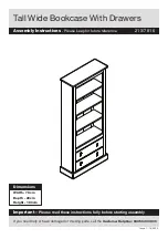 Предварительный просмотр 1 страницы Argos 213/7816 Assembly Instructions Manual