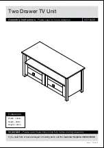 Предварительный просмотр 1 страницы Argos 237/9430 Assembly Instructions Manual