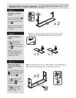 Предварительный просмотр 5 страницы Argos 241/5844 Assembly Instructions Manual